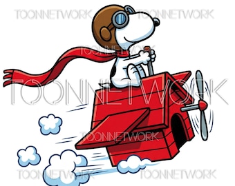 Transparant png-bestand | Illustraties | Flying Snoopy | COMMERCIEEL GEBRUIK