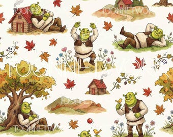 PNG + nog 2 | Naadloos patroon | Herfst Toile Ogre | COMMERCIEEL GEBRUIK