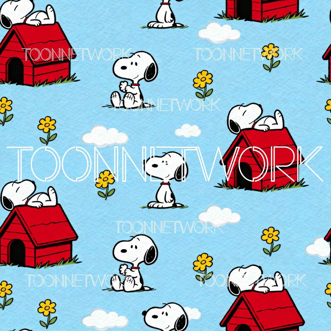 PNG + 2 More | Seamless Pattern | Snoopy Cartoon | COMMERCIAL USE - Etsy