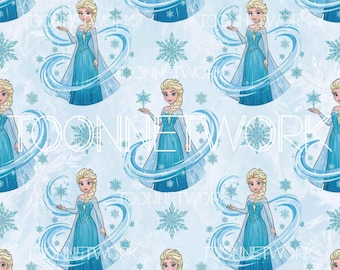 Elsa Prinses | PNG + nog 2 | Naadloos patroon | COMMERCIEEL GEBRUIK