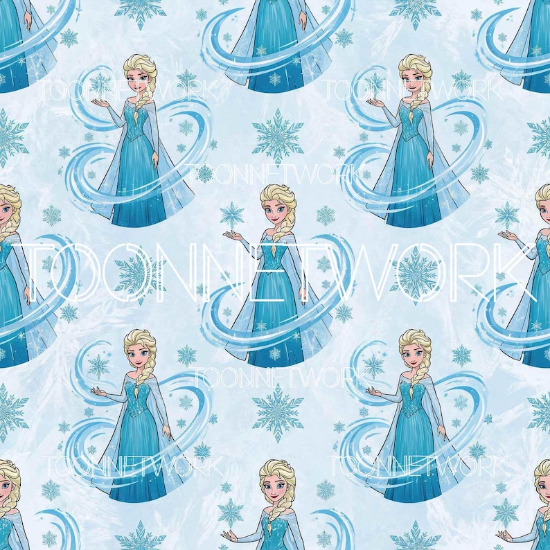 Elsa Princess | PNG + 2 More | Seamless Pattern | COMMERCIAL USE - Etsy