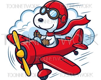 Transparant png-bestand | Illustraties | Snoopy Aviation | COMMERCIEEL GEBRUIK