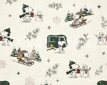PNG + 2 more | Seamless Pattern | Snoopy Sleigh Ride | COMMERCIAL USE