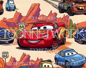 PNG + 2 more | Seamless Pattern | Car Winner | COMMERCIAL USE