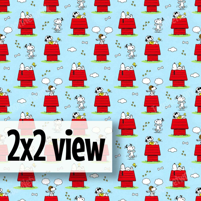 PNG + 2 More | Seamless Pattern | Fun Snoopy | COMMERCIAL USE - Etsy
