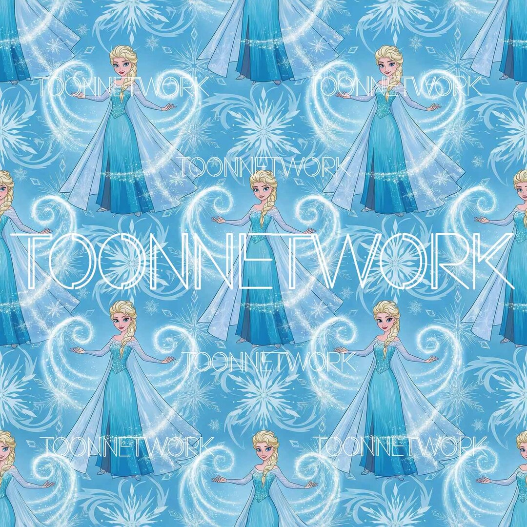 Elsa Frozen Princess Seamless Pattern 12x12 300 DPI - Etsy