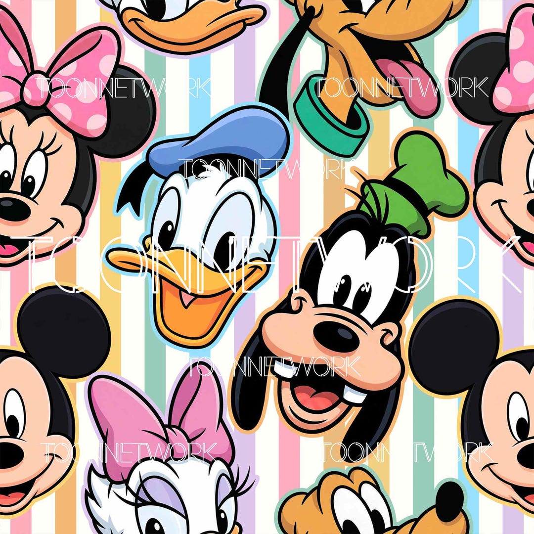 Dis-nei Joyful Seamless Pattern 12x12 300 DPI - Etsy