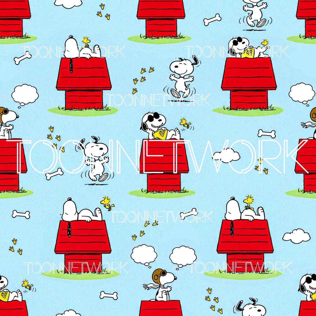 PNG + 2 More | Seamless Pattern | Fun Snoopy | COMMERCIAL USE - Etsy