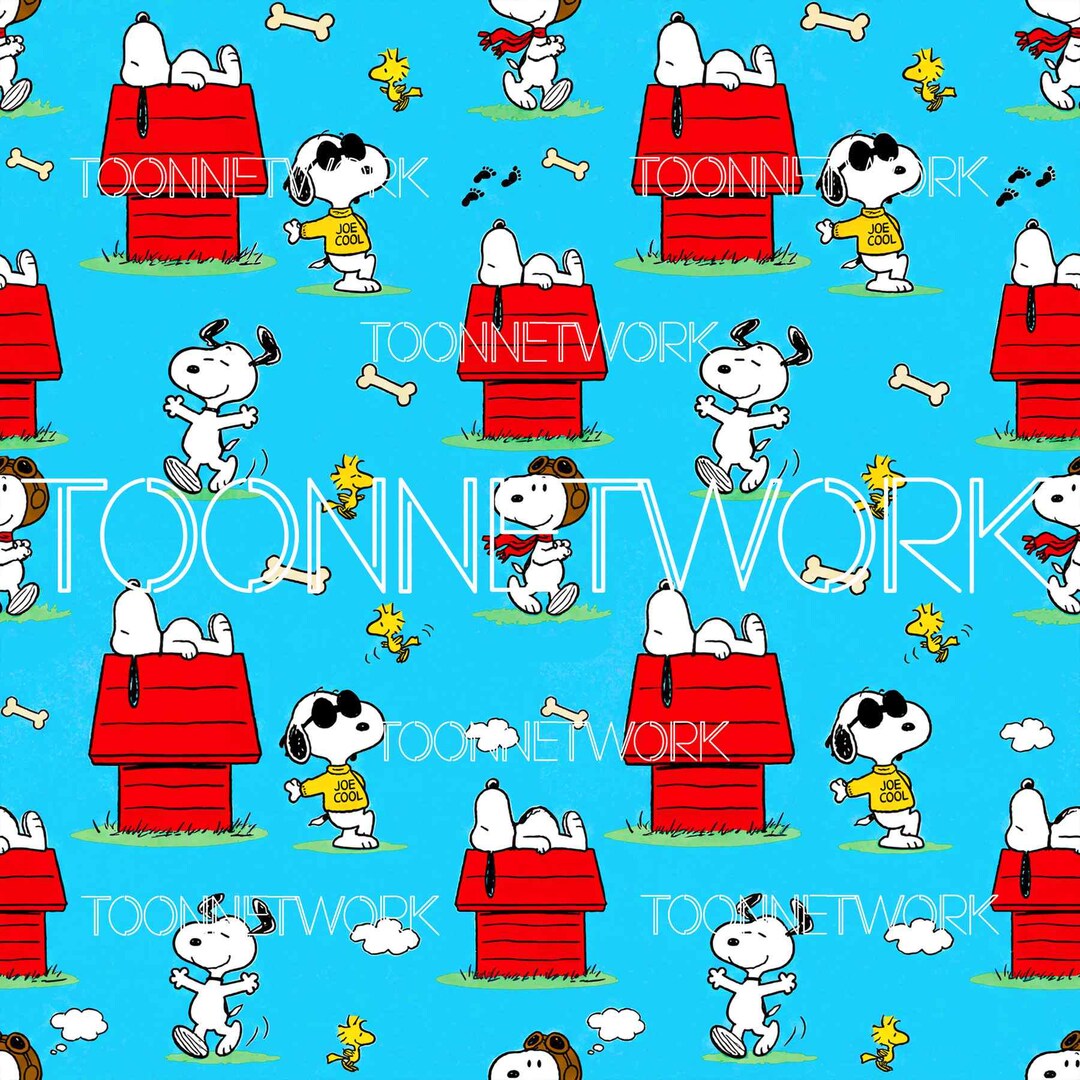 PNG + 2 More | Seamless Pattern | Light Snoopy | COMMERCIAL USE - Etsy