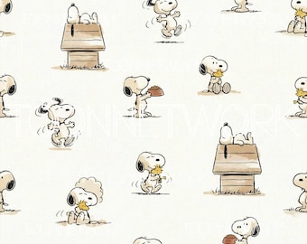 PNG + 2 more | Seamless Pattern | Snoopy Summer Vibez | COMMERCIAL USE