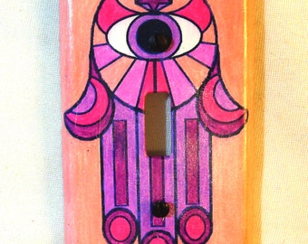 Hamsa Light Switch Plate