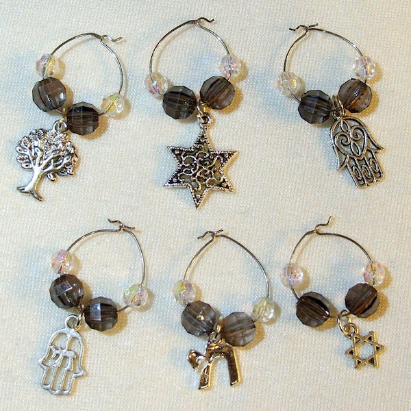 Wine Glass Charms Etsy