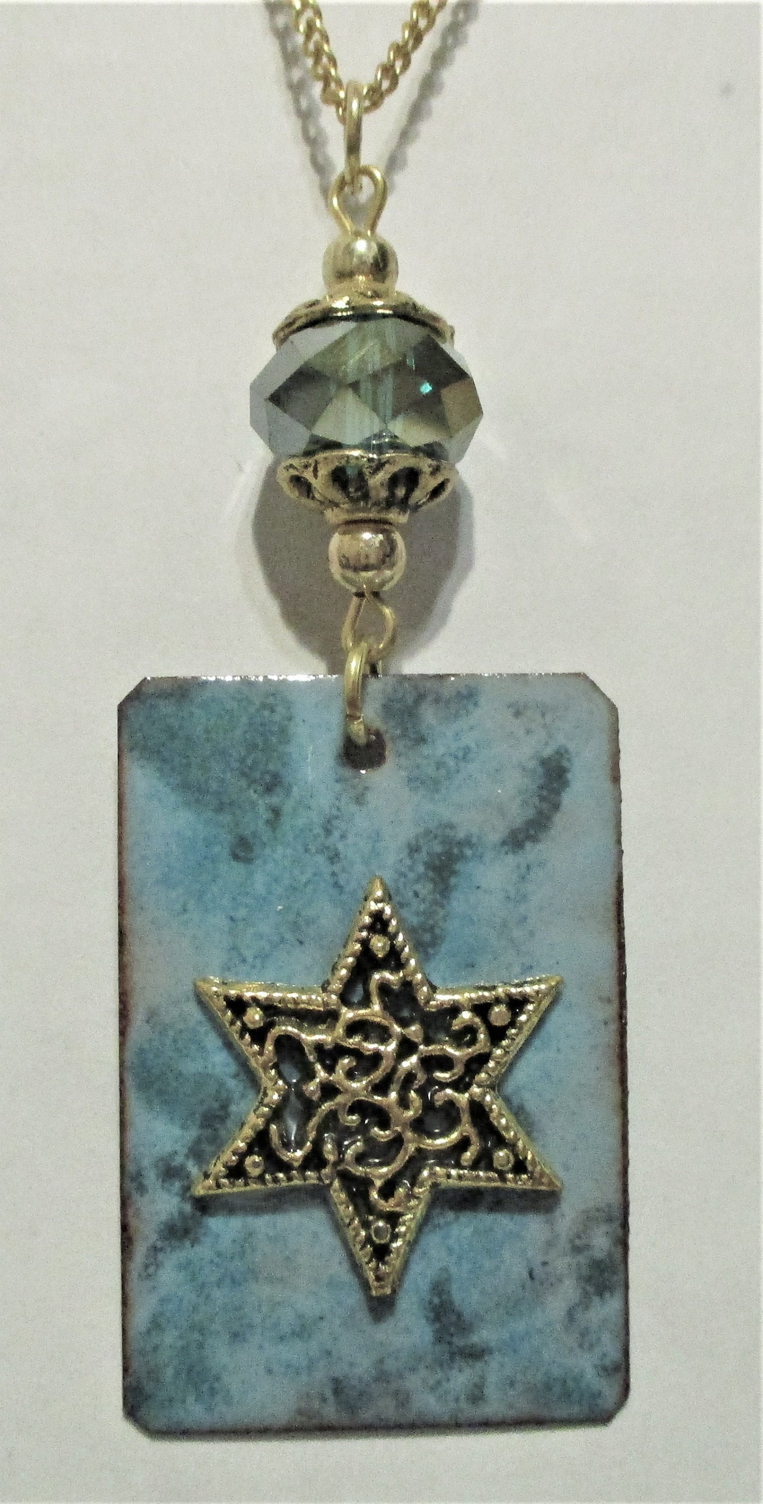 Copper Enameled Pendant 02594 - Etsy Copper Enameled Pendant 02594 - Etsy