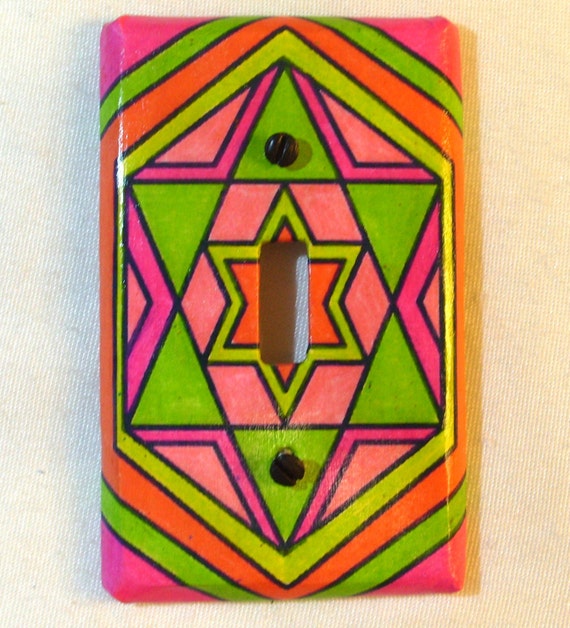 Star of David Light Switch Plate Etsy