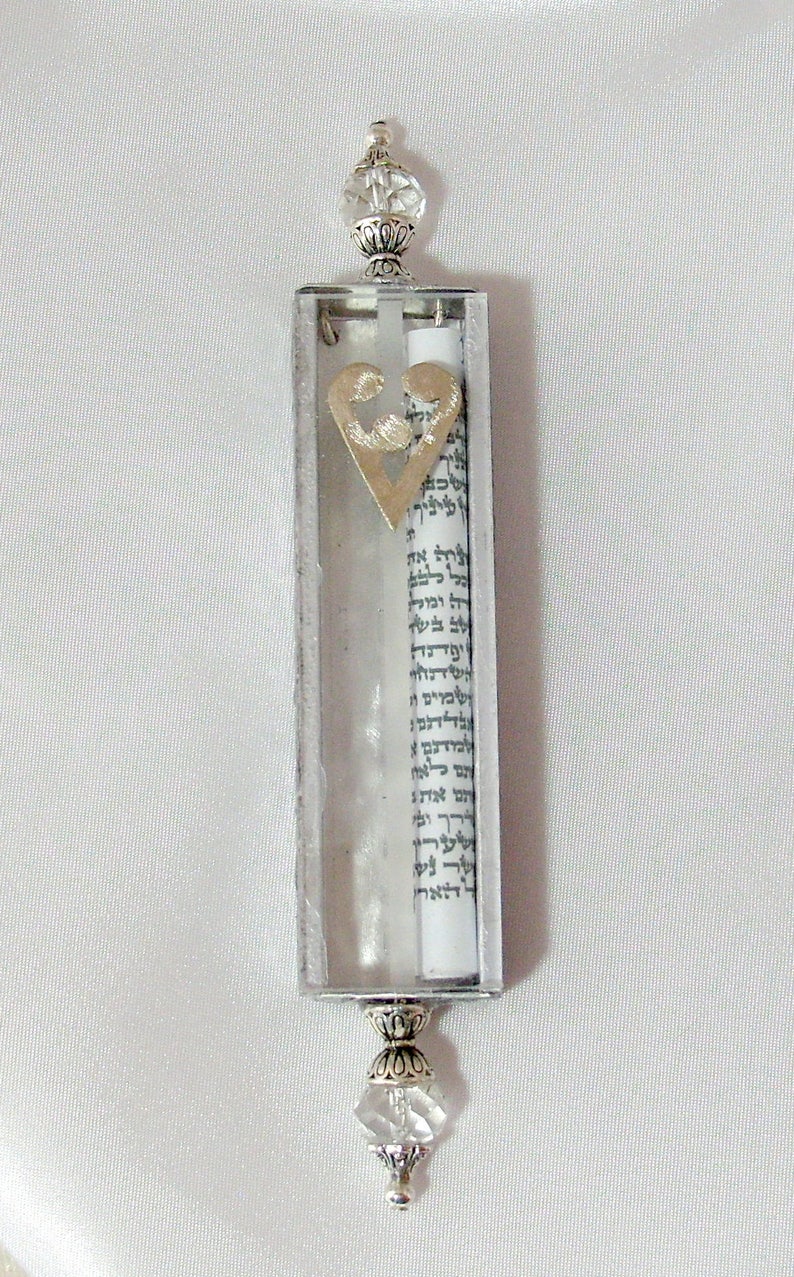 Mezuzah Wedding Glass Shards Holder Etsy
