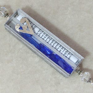 Mezuzah - Wedding Glass Shards Holder