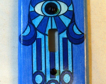 Hamsa Light Switch Plate