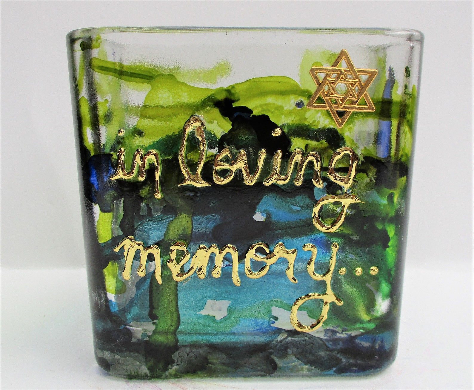 Yahrzeit Candle Holder Jewish Memorial Candle ET056 Etsy