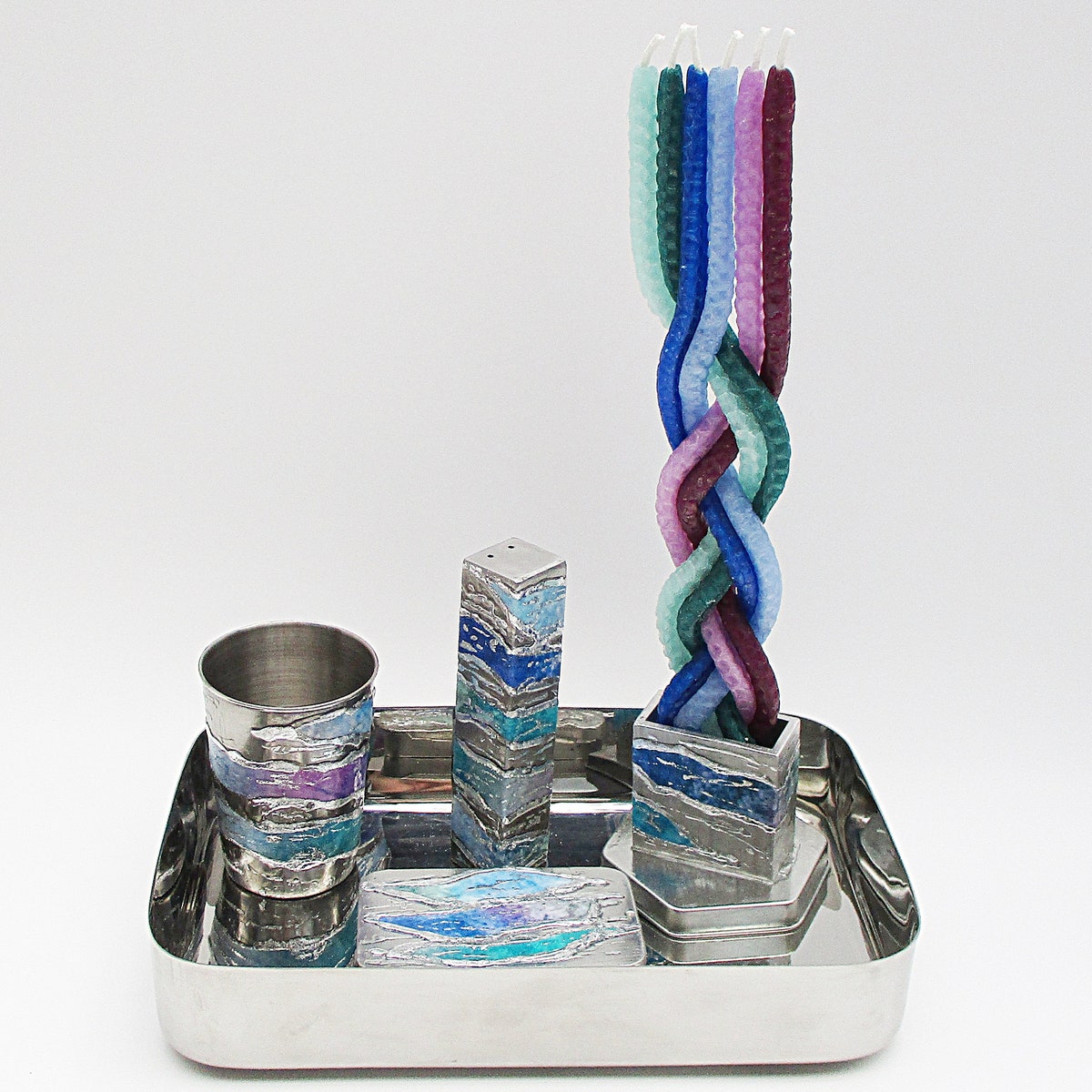 Modern Havdalah Set Cool Pallette - Etsy
