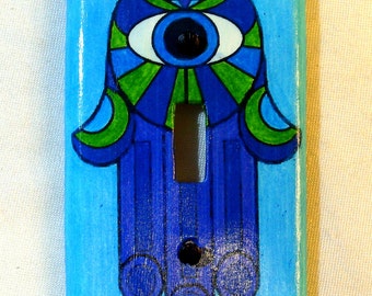 Hamsa Light Switch Plate