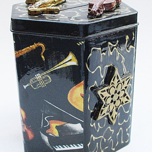 Decorative buy Tzedakah Box - Playing the Blues