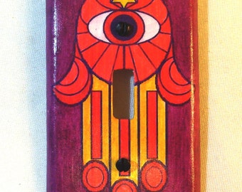 Hamsa Light Switch Plate