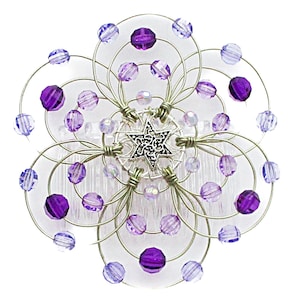 A Desert Kippot design - Shades of Purple