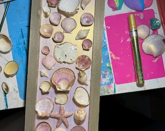 Pink Paradise Shell Wandkunst