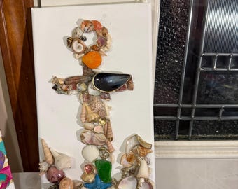 Anchor’s Away Seashell Canvas