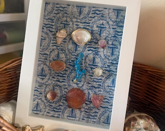 Schattenbox Meerblau
