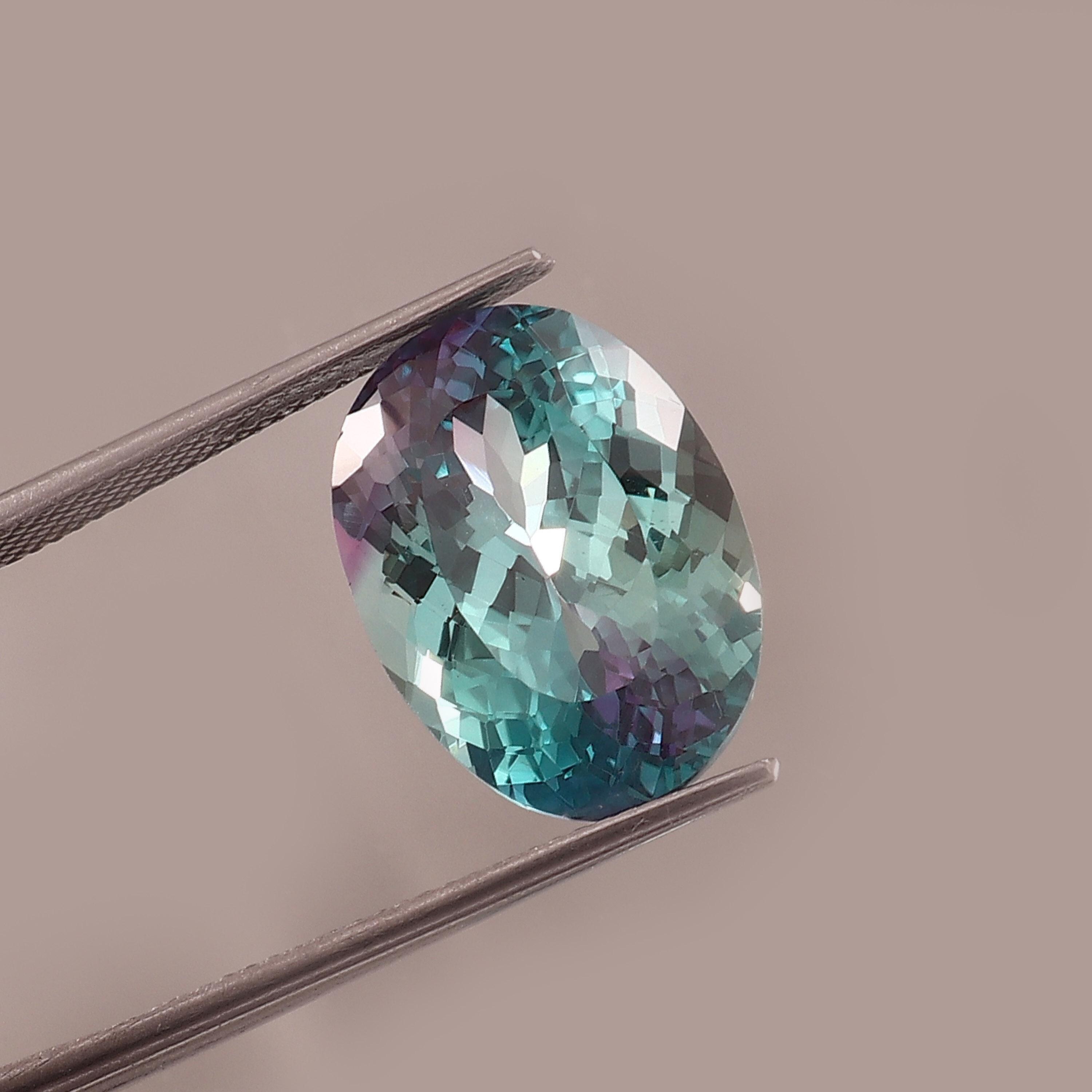 AAA Ceylon Bi-color Sapphire Oval Cut Loose Gemstone 16.10 CT - Etsy