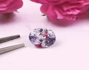 Zweifarbiger Ceylon-Saphir: 8,55 ct, ovaler Schliff für die Schmuckherstellung