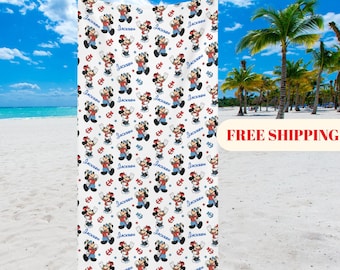 Custom Disneyland Cruise Line Beach Towel, Mickey Cruise, Disneyland Bath Pool Towel, Family Vacation Towel, Disneytrip Vacation beach Towel