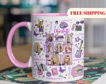Custom Disney Hannah Montana 20th Anniversary Mug, Hannah Montana Logo Coffee Mug, Hannah Montana Fans Gift, Disney Channel Fans Mug Gift