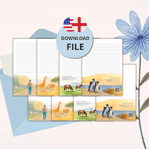 JW Letter Writing Bible Study - jw ministry supplies - jw printables - jw supplies - jw stationary - jw letter writing with qr code