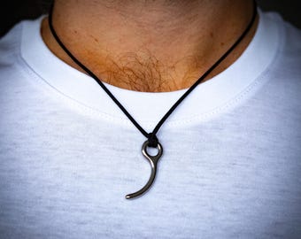 ACIEL Paracord Halsband med äkta fallskärmsnål • Justerbart snöre • Symbol för styrka och frihet • Anpassningsbar gravyr