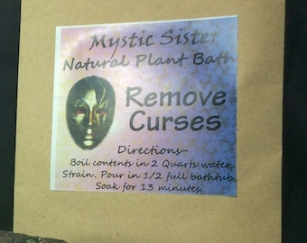 Remove Curses Spiritual Bath Plant Bath Free Shipping Shaman Wicca Voodoo Santeria Magic House Blessing Smudge