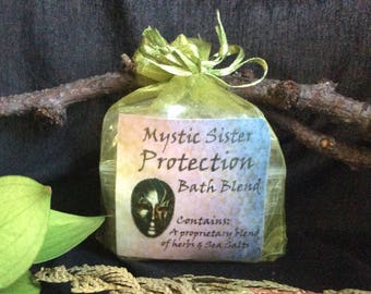 Protection Spiritual Bath Sea Salt and Herbal Free Shipping Shaman Wicca Hoodoo Voodoo Spell