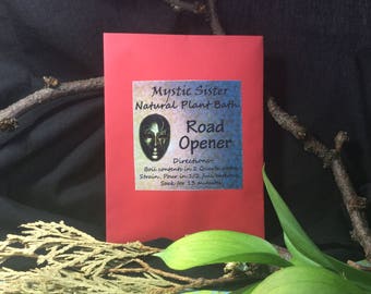 Road Opener Spiritual Bath Natural Plant Bath  Shaman Hoodoo Legba Eleggua Voodoo Santeria Wiccan Magic Smudge House Blessing Floor Wash