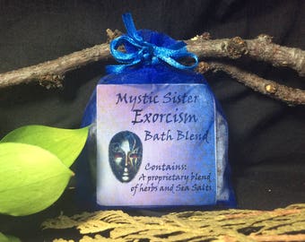 Exorcism Spiritual Bath Sea Salt and Herbal Free Shipping Shaman Wicca Santeria Hoodoo Voodoo