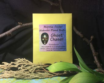 Ghost Chaser Spiritual Bath Natural Plant Bath Free Shipping Shaman Voodoo Santeria Hoodoo Wiccan House Blessing Smudge