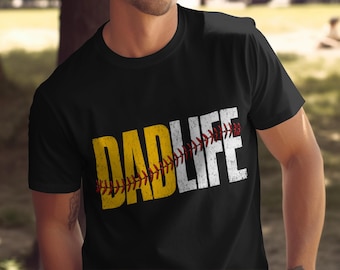 Dadlife softball png, softball dad design, sports father graphic, softball game day png, proud softball dad shirt