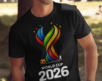 World Cup 2026 png svg, Soccer Trophy Design, Football Fan Shirt Graphic, FIFA 2026 Inspired Cricut File, Sports Event Design
