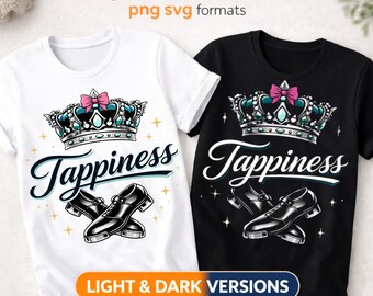 Queens Of Tappiness 2026 PNG SVG – Funny Tap Dance Squad Party Shirt Design, Dance Team Celebration Stars Typography Digital Download
