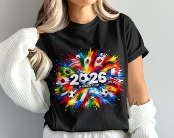 Soccer 2026 world cup svg png, football fan shirt design, international flags soccer graphic, game day cricut file download