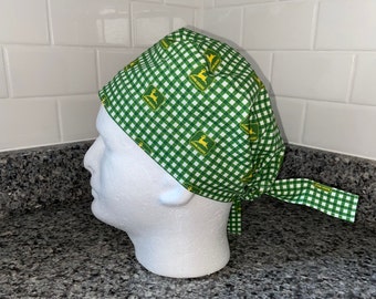 John Deere Fabrics Surgical Scrub Hat Skull Cap You Pick Medical Nurse Farming
