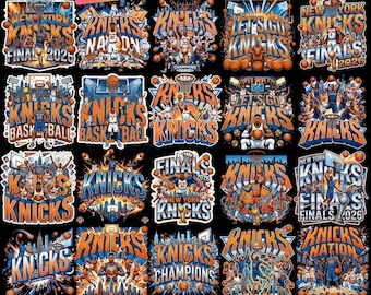 Knicks Basketball PNG Bundle, New York Basketball, Spurs PNG, Go Spurs Go PNG, Wembanyama Spurs, Game Day Shirt Design, Sports Fan Download