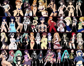 Ultimate Anime PNG Bundle 1600+ Files | 4-in-1 Mega Pack, Manga Art, Waifu Graphics, Japanese Aesthetic Designs