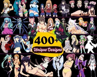 Ultimate Anime PNG Mega Pack (400+ Designs), Manga Art, Japanese Aesthetic Graphics, Anime Stickers & Sublimation Files