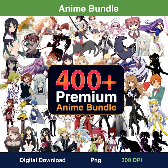 400+ Anime PNG Bundle, Anime Stickers Pack, Kawaii and Chibi Anime PNG, Anime Aesthetic Clipart, Anime Keycaps, Passport & Phone Case PNG